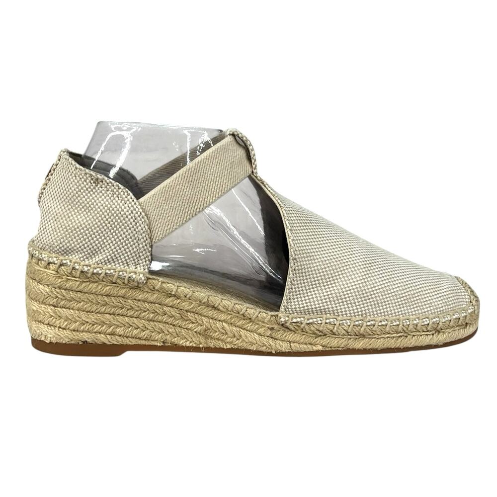 Tory Burch Women’s Catalina Cream Closed Toe Espadrille Size US 11